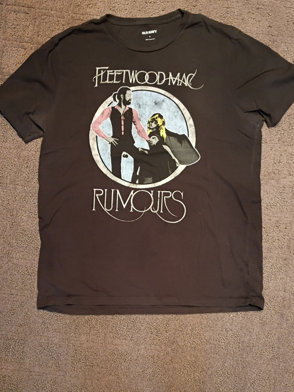 Old Navy Black Fleetwood Mac 'Rumours' Graphic Tee